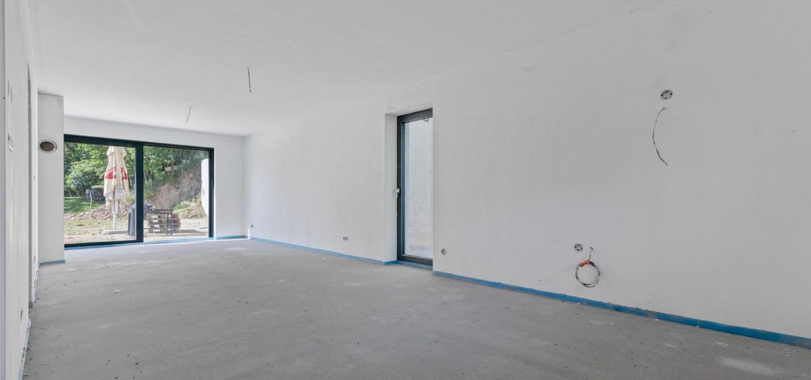 Rozpracovaný interiér domu Koziarka Rača